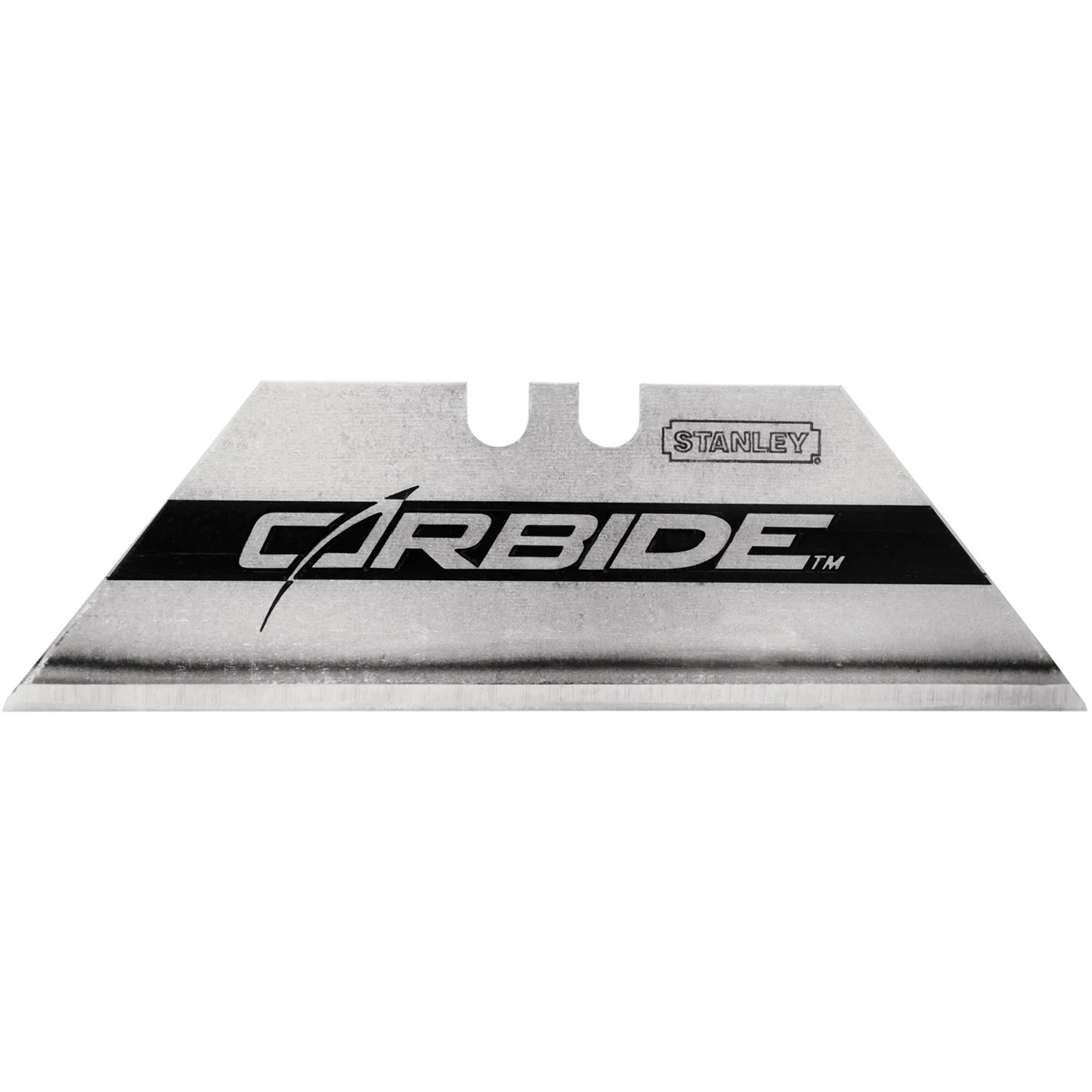 Stanley Carbide Trapezklinge, 10er-Pack. Messer-Ersatzklinge aus Karbid für hohe Lebensdauer.