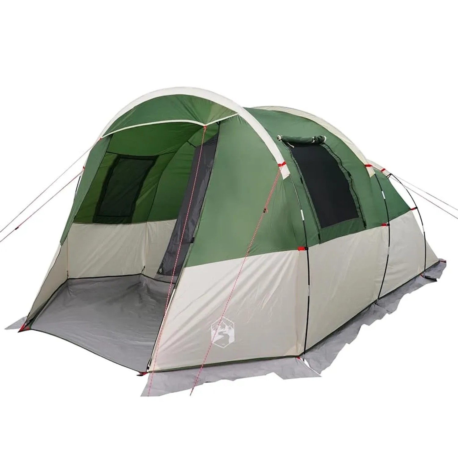 Furnicato Campingzelt Tunnelzelt 4 Personen Grün 455 X 265 X 194 Cm