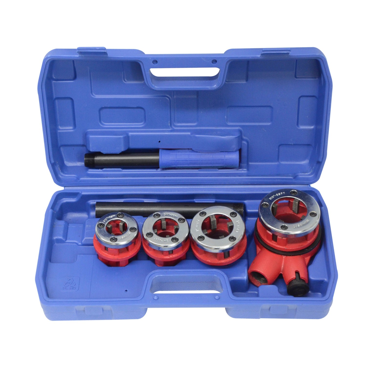 TRUTZHOLM 7 Teile Gewindeschneidkluppensatz Rohrgewindeschneidsatz 1/2 3/4 1 Und 1 1/4 Zoll_2