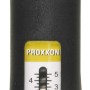 Proxxon MicroClick Drehmomentschrauber MC 5 (1-5 Nm) mit schwarzem Griff und gelben Akzenten.
