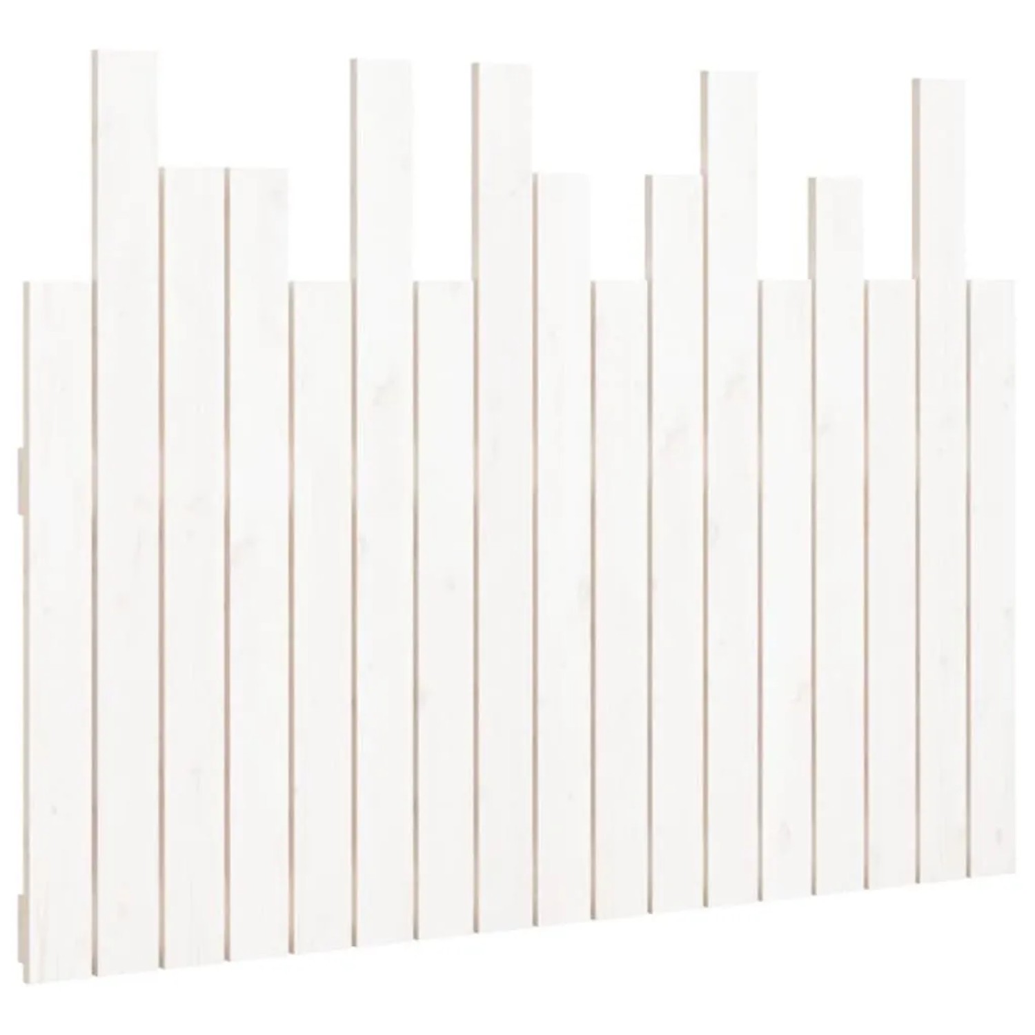 vidaXL Wand-Kopfteil Weiß 108x3x80 cm Massivholz Kiefer 824774