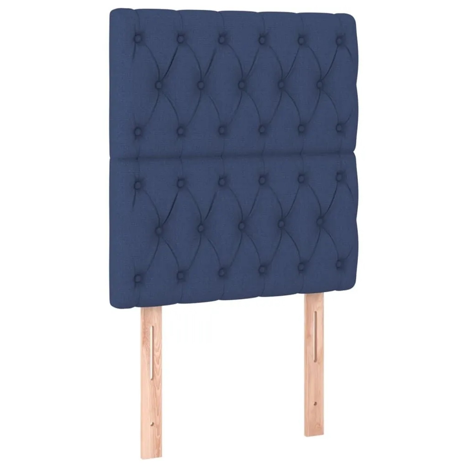vidaXL Kopfteil Blau 80x7x118/128 cm Stoff 3116648