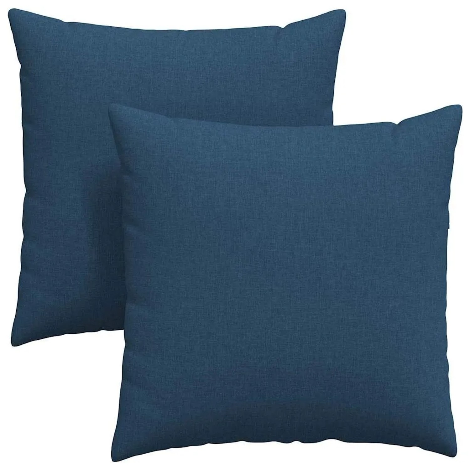 vidaXL Sofakissen 2 Stück Blau 80 x 80 cm Stoff 42014048