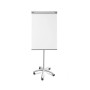 Mobiles KARAT Flipchart Piranha mit Rollen und Whiteboard für Büro & Präsentation.