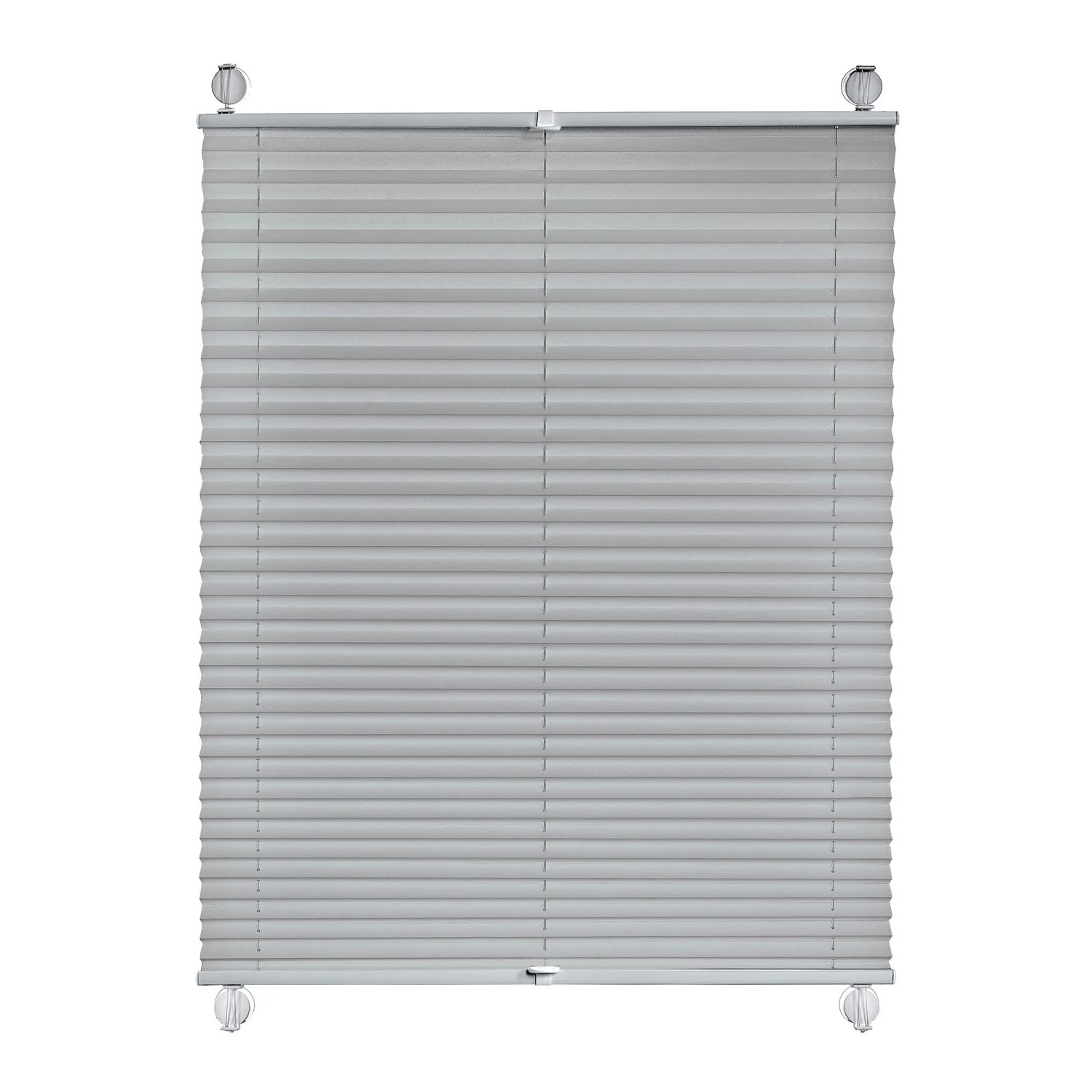 Gardinia Plissee Vacufix Tageslicht 70 cm x 130 cm Grau