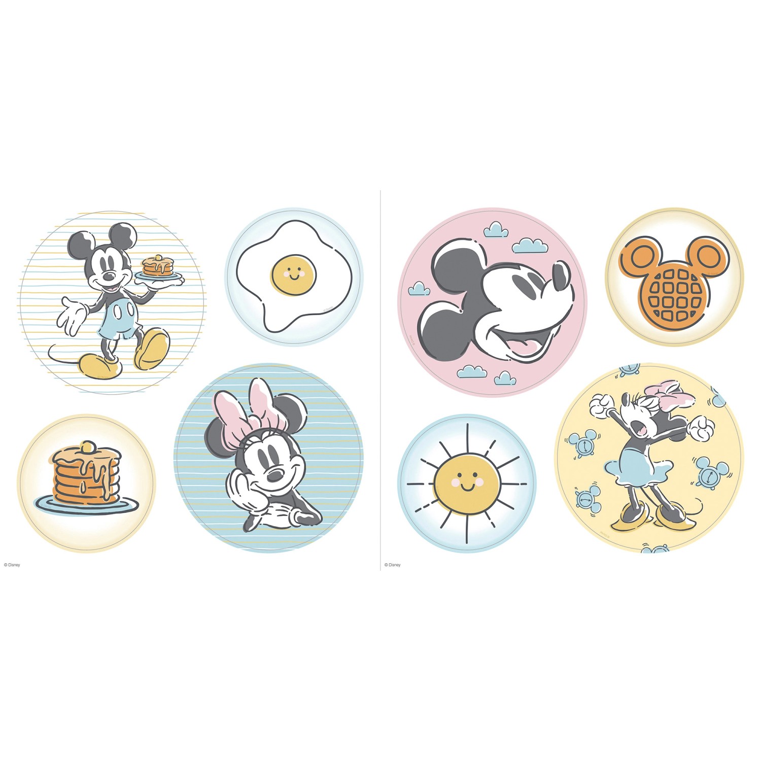 Komar Fenstersticker Mickey Rise and Shine  Mickey Rise and Shine B/L: ca. günstig online kaufen