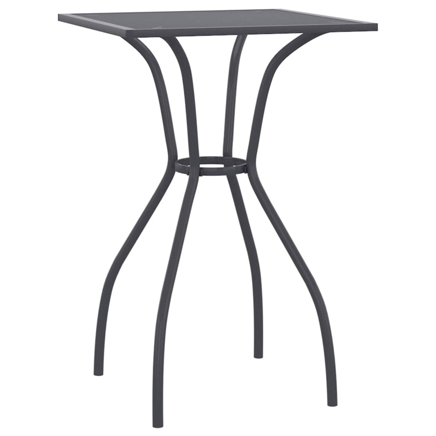 vidaXL Gartentisch Anthrazit 50x50x72 cm Stahlgitter 362730 günstig online kaufen