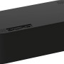 Schwarze D-Line Kabelbox für 4er Steckdosenleiste, 115x125x325 mm, zur Kabelordnung.