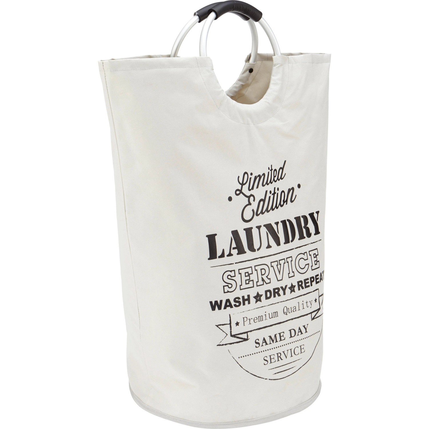 Mömax Wäschetonne Laundry in Hellgrau/Schwarz