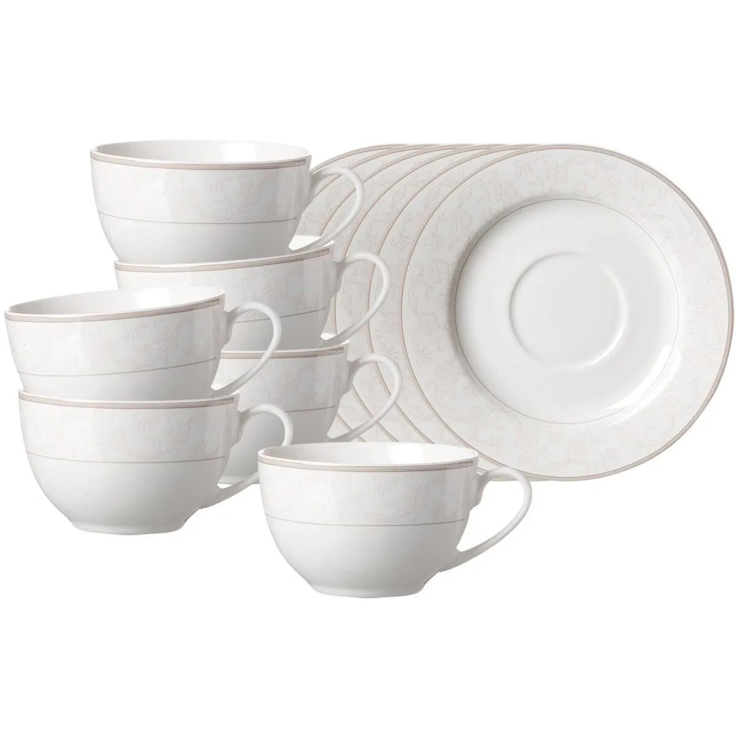 Ritzenhoff & Breker Isabella Kaffeetasse mit Untertasse 250 ml 6er Set