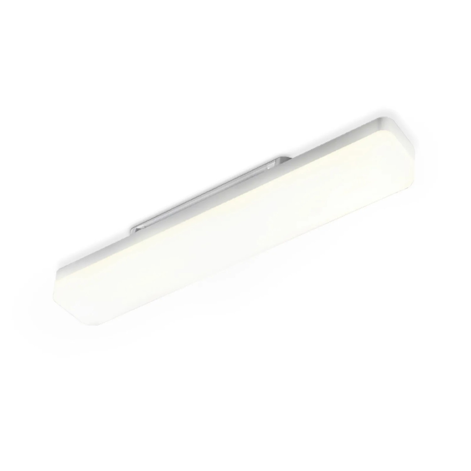 Nettlife Ramsey LED Deckenleuchte aus Kunststoff Weiß L 40 cm