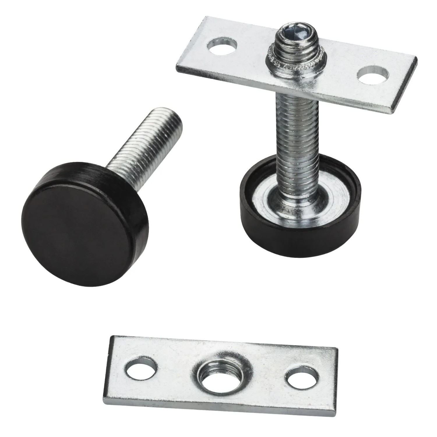 SOTECH 10er Set Verstellfüße M8 x 40 mit Montageplatte