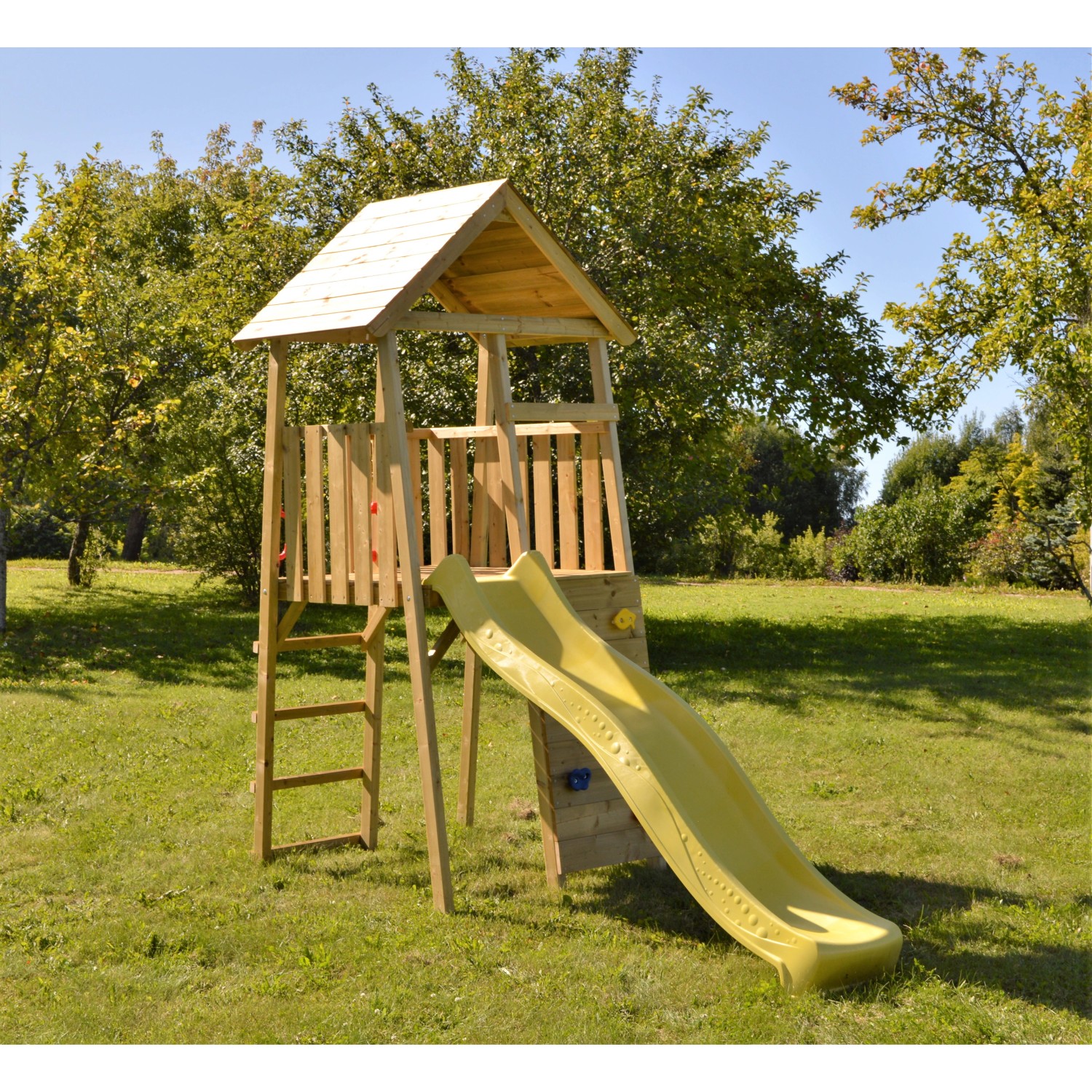 Wendi Toys Kinderspielturm Falke inkl. Rutsche 270 cm x 110 cm x 280 cm FSC®