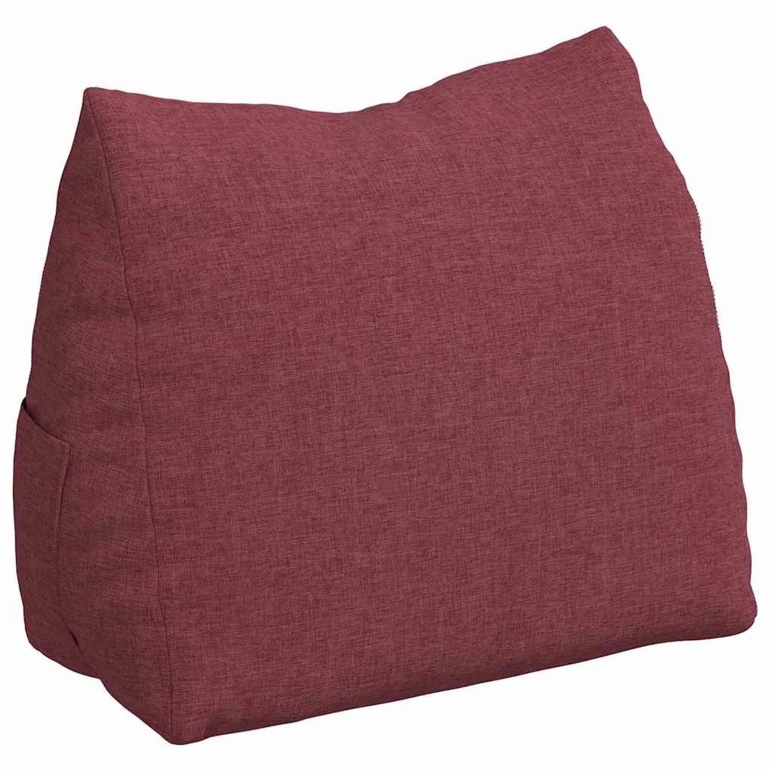 vidaXL Rückenkissen Weinrot 45 x 20 x 35 cm Stoff 42015005