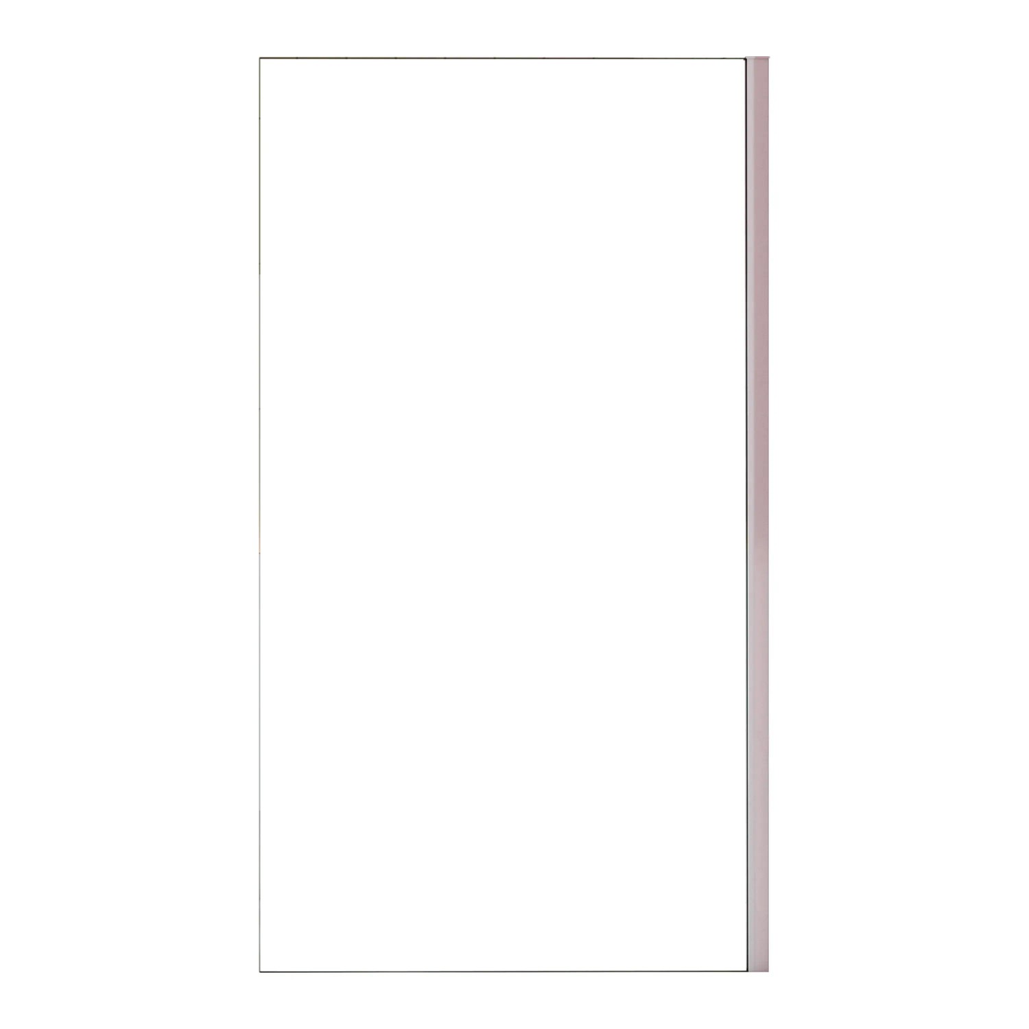 AICA 80x140cm Chrom Glänzend Rechteckige Badewannenaufsatz 6mm ESG Nanoglas Duschabtrennung Duschwand