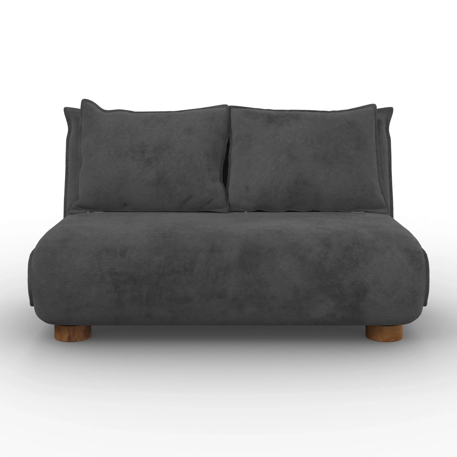 Bessagi Home Schlafsofa Bella Dunkelgrau Bouclé