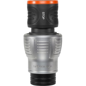 Gardena Premium Wasserstop 19 mm (3/4'') für Schlauchanschluss, Metall/Kunststoff.