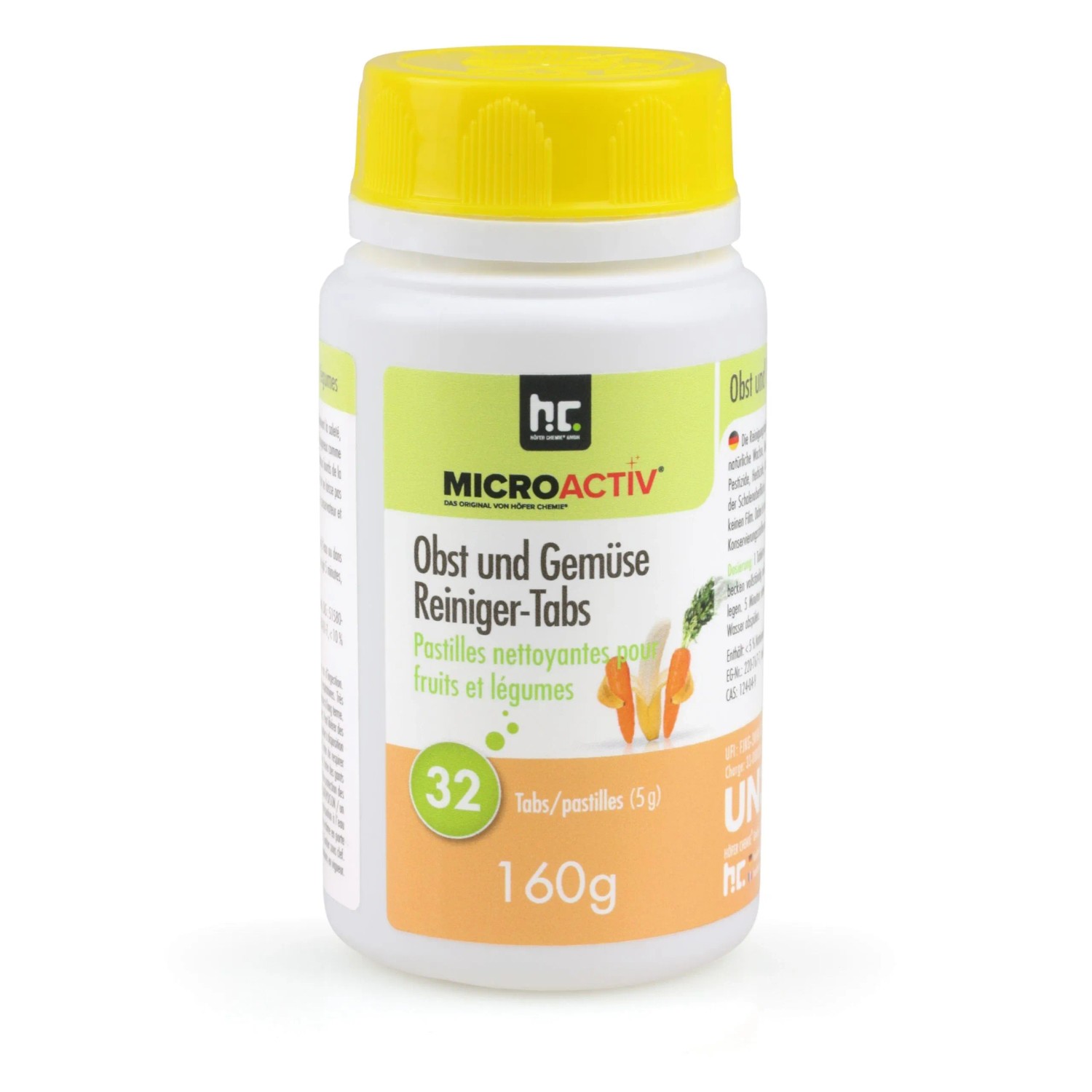 Microactiv 160g Obst & Gemüse Reiniger Tabs