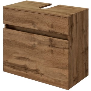 Held Möbel Waschbeckenunterschrank Verona, 60 cm, Wotaneiche mit Schublade.