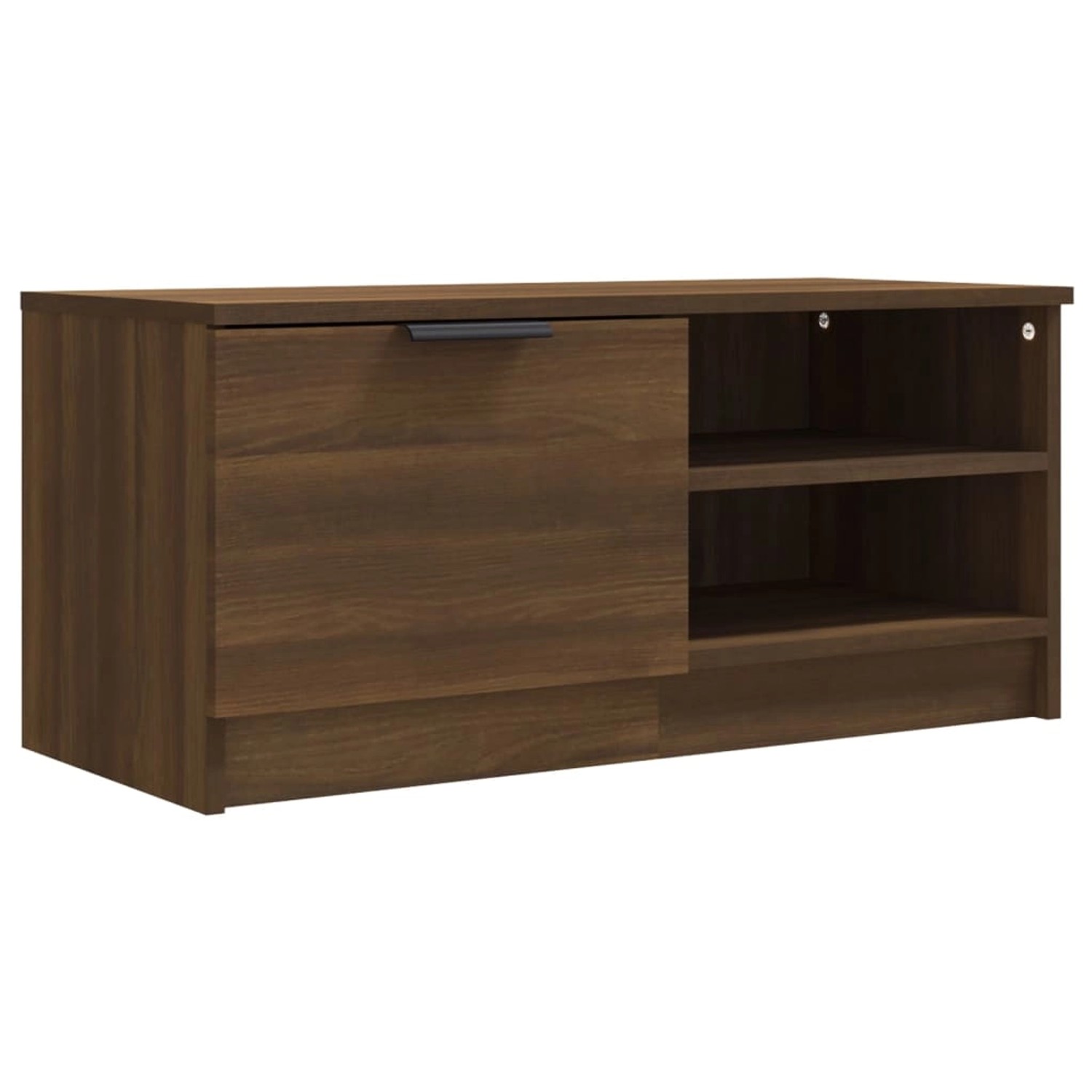 vidaXL TV-Schrank Braun Ereiche 80x35x36,5 cm Holzwerkstoff günstig online kaufen