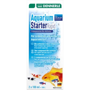 Dennerle Aquarium Starter Rapid, 200ml, für schnellen Aquarienstart. Wasseraufbereiter für Süßwasser-Aquarien.