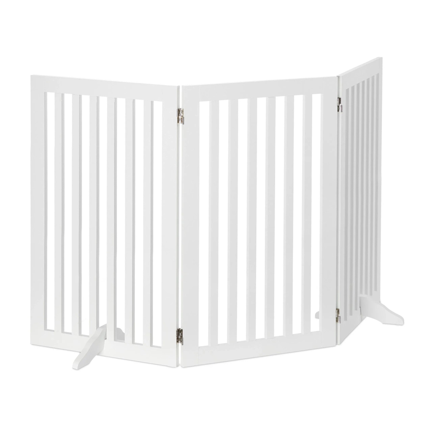 Relaxdays Absperrgitter MDF Weiß Verstellbar 91,5 cm x 154 cm 11 kg