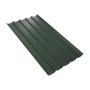 Weckman Trapezblech W35, Stahl, 1600x1070x0,5 mm, Nadelgrün, für Dacheindeckung.