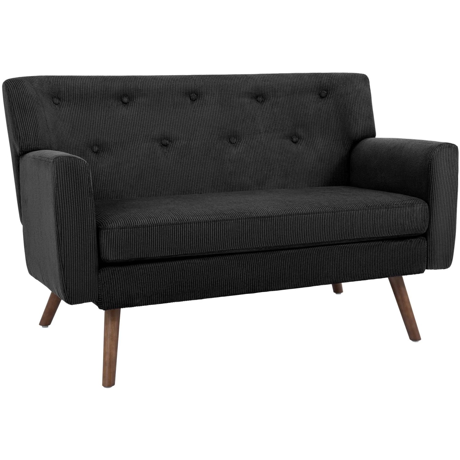 CLP Sofa Kioni Cord Schwarz