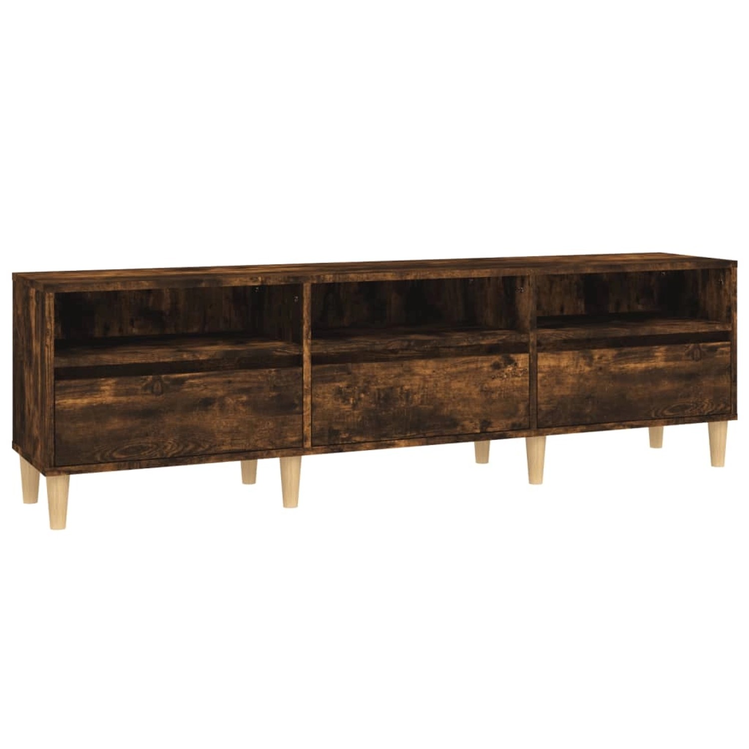 vidaXL TV-Schrank Räuchereiche 150x30x44,5 cm Holzwerkstoff 831914