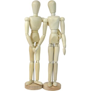Daler-Rowney Gliederpuppe, männlich, 30 cm, aus Holz, für Malbedarf.