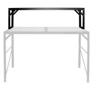 Schwarzer Aufsatz für Alutisch HKP 121x28 cm, Gewächshaus-Zubehör.