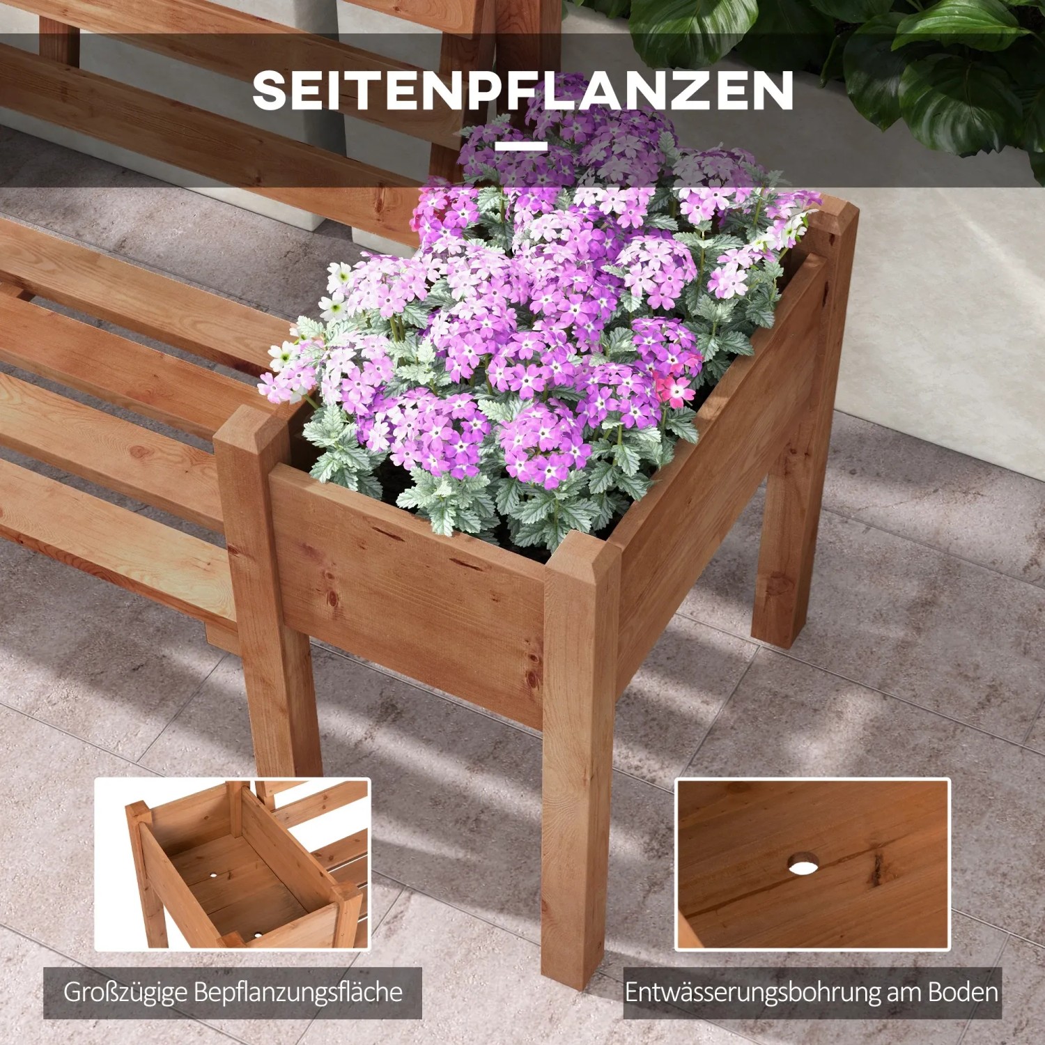 blumenkasten mit einsatz Blumenkasten Colorful  Industriestil