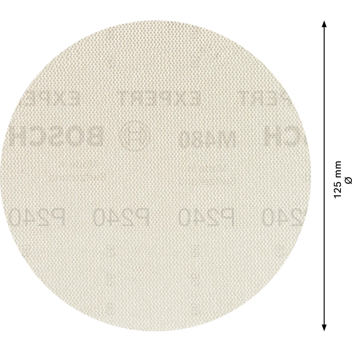Bosch Expert M480 Netzschleifblatt, Ø 125mm, K240, 5 Stück, für Exzenterschleifer.