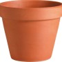 Deroma Pflanztopf Standard, Ø 15 cm, aus Terrakotta für Innen- und Außenbereich.
