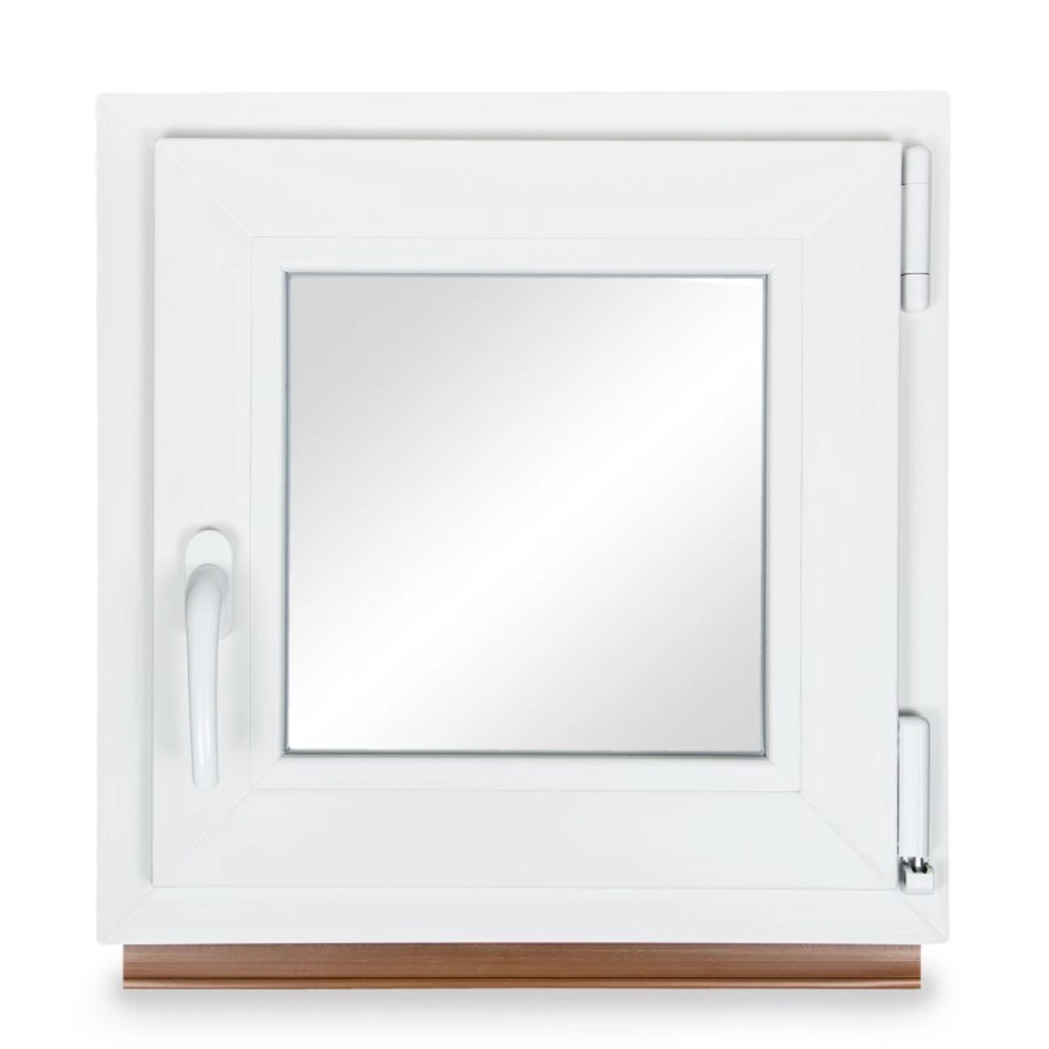 Neruli Kellerfenster Kunststoff Weiß Dreh-Kipp 65x65 cm BxH DIN Rechts 2 -F günstig online kaufen