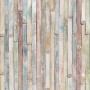 Komar Fototapete Vintage Wood: Wandbild mit mehrfarbiger Holzoptik für ein gemütliches Ambiente.
