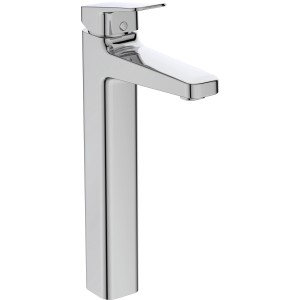 Ideal Standard Ceraplan Waschtischarmatur, Chrom, hohe Ausführung (H250), ohne Ablaufgarnitur.