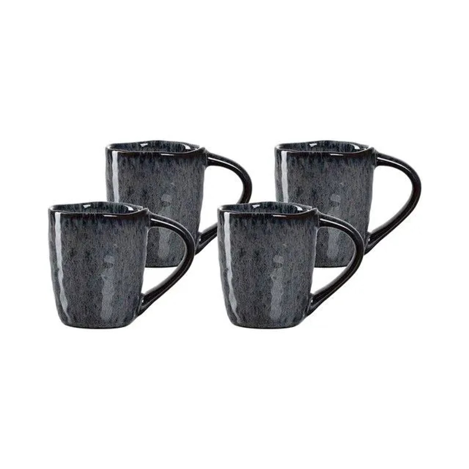 Leonardo Matera Espressotasse 90 ml 4er Set Anthrazit