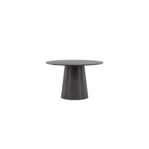 Runder ebuy24 Lanzo Esstisch Ø120cm in Mocca, Tisch für Esszimmer.