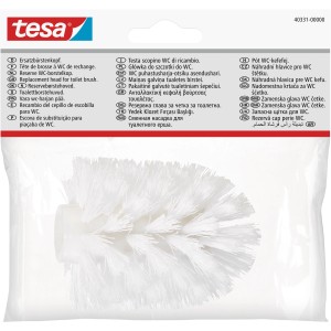 Tesa Ersatzkopf, weiß, für WC-Bürsten-Sets Deluxxe, Elegaant, Exxcellent, Ekkro, Hukk, Klaam, Loxx.