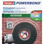 Tesa Powerbond Outdoor Montageband, 1,5m x 19mm, für Stein, Metall und Kunststoffe. Starker Halt außen.