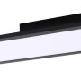 Schwarze Lindby LED Deckenleuchte Enhife, einflammig, für Arbeitszimmer und Büro.