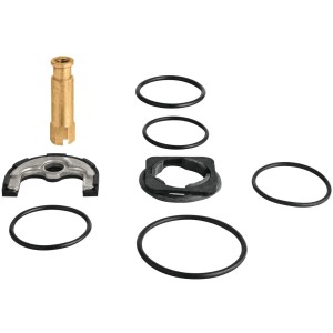 Grohe Gegenverschraubung, Ersatzteil-Set für Einhandmischer, bestehend aus Messingteil, Dichtungen und Halterung.