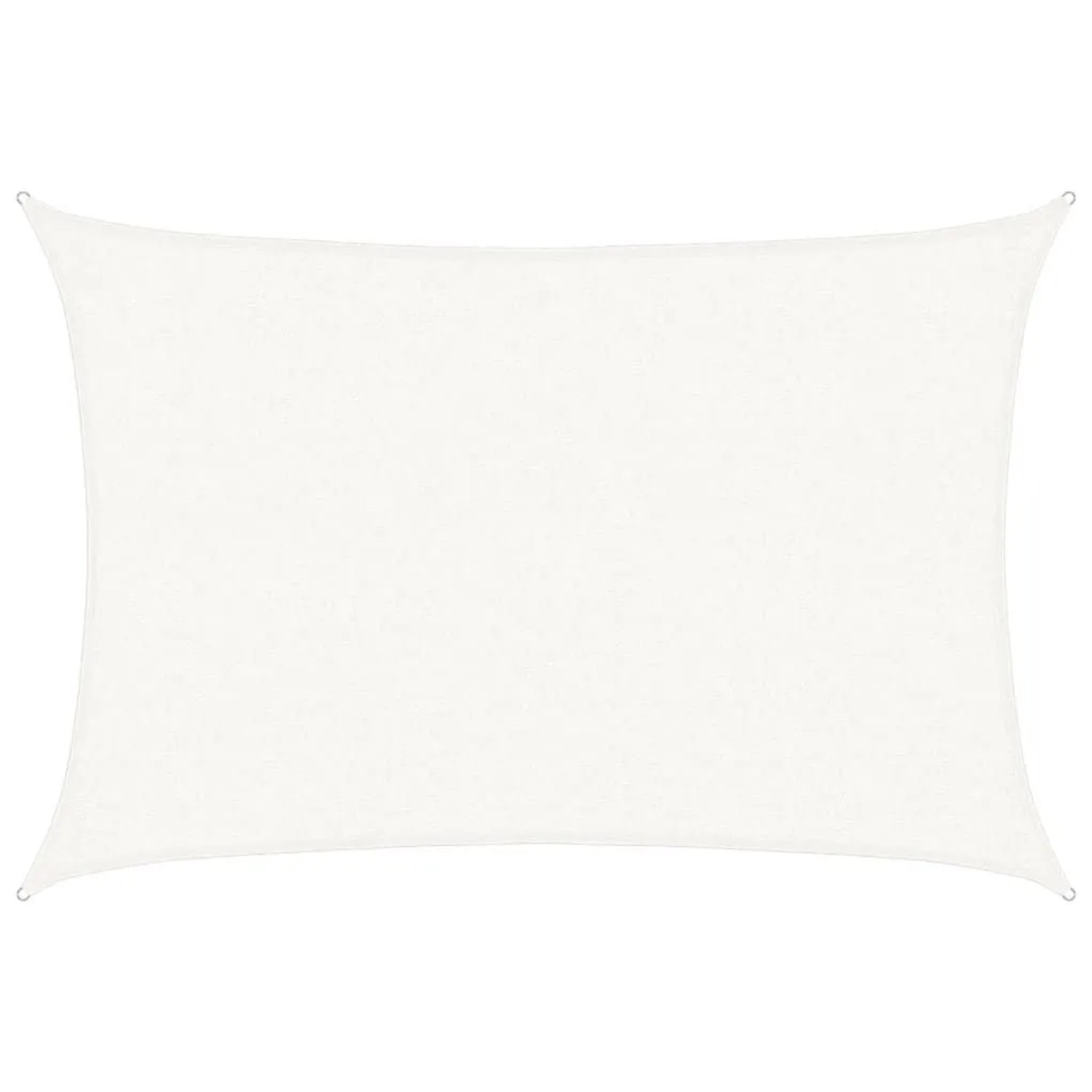 vidaXL Sonnensegel 160 g/m² Weiß 2,5x4 m HDPE 311234