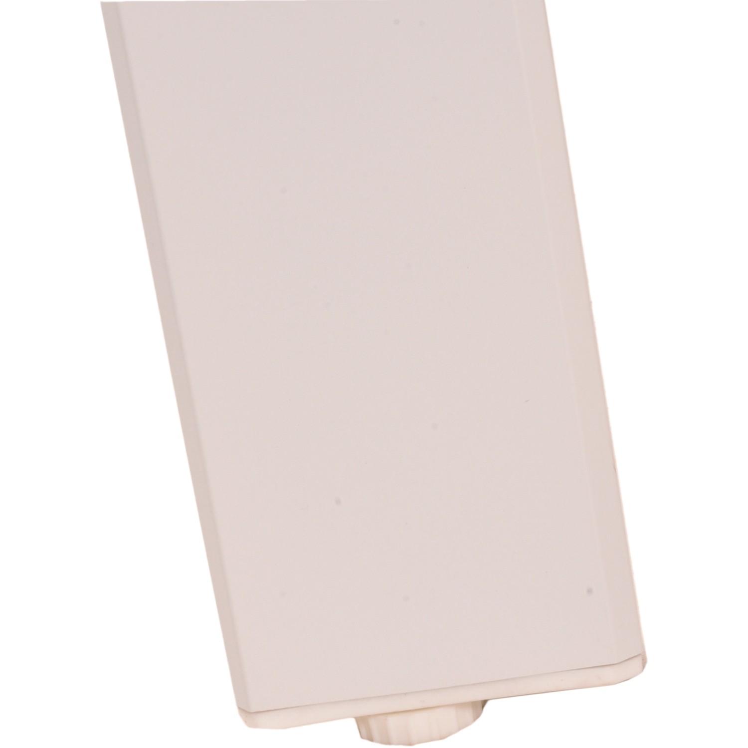 Detailansicht: Bein vom Garden Pleasure Gartentisch VENICE, rechteckig, braun-weiß.