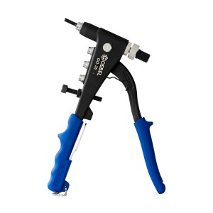 GOEBEL GO-35 Hand-Blindnietmutternsetzgerät für M3-M6 Nietmuttern, Zange mit blauem Griff.