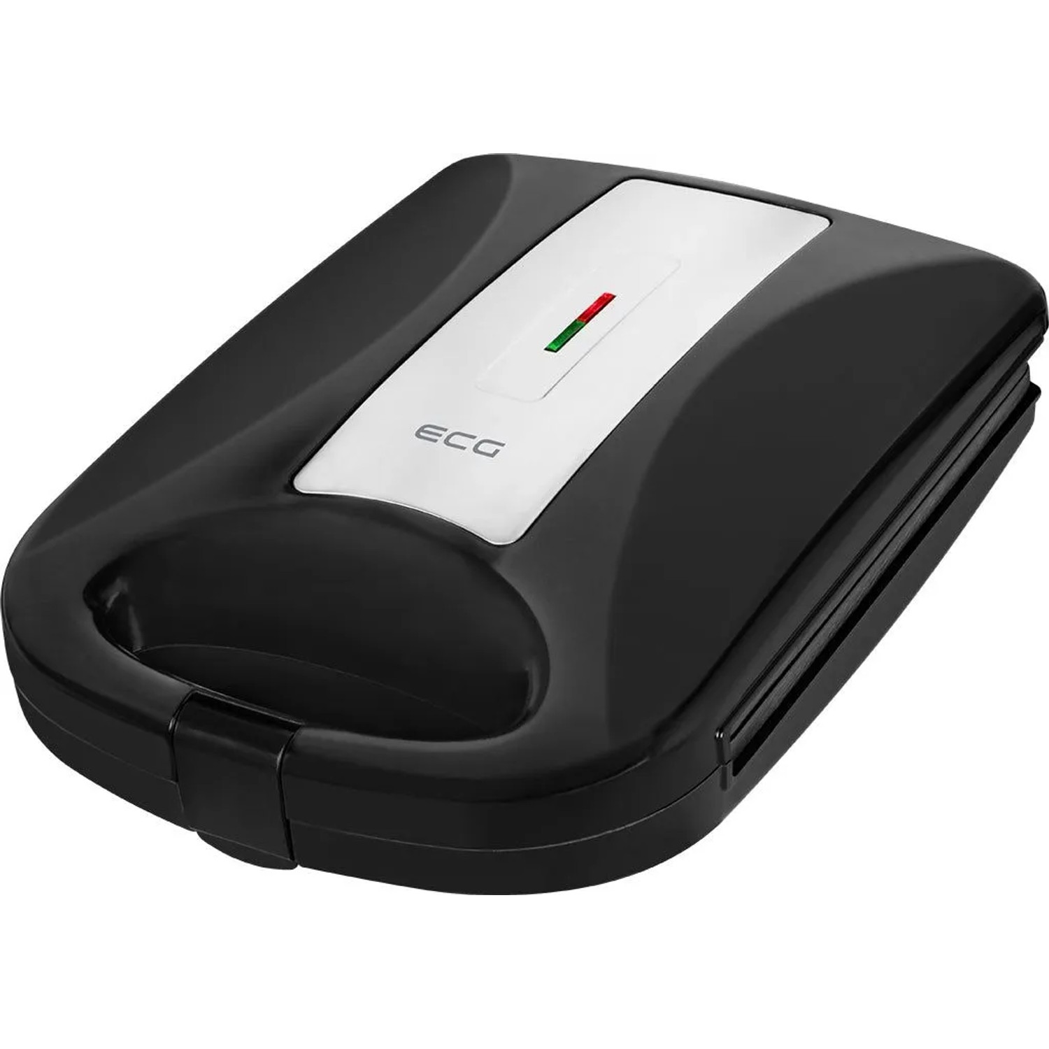 ECG Sandwichmaker S 4232 Family Black Edelstahl Antihaftbeschichtung