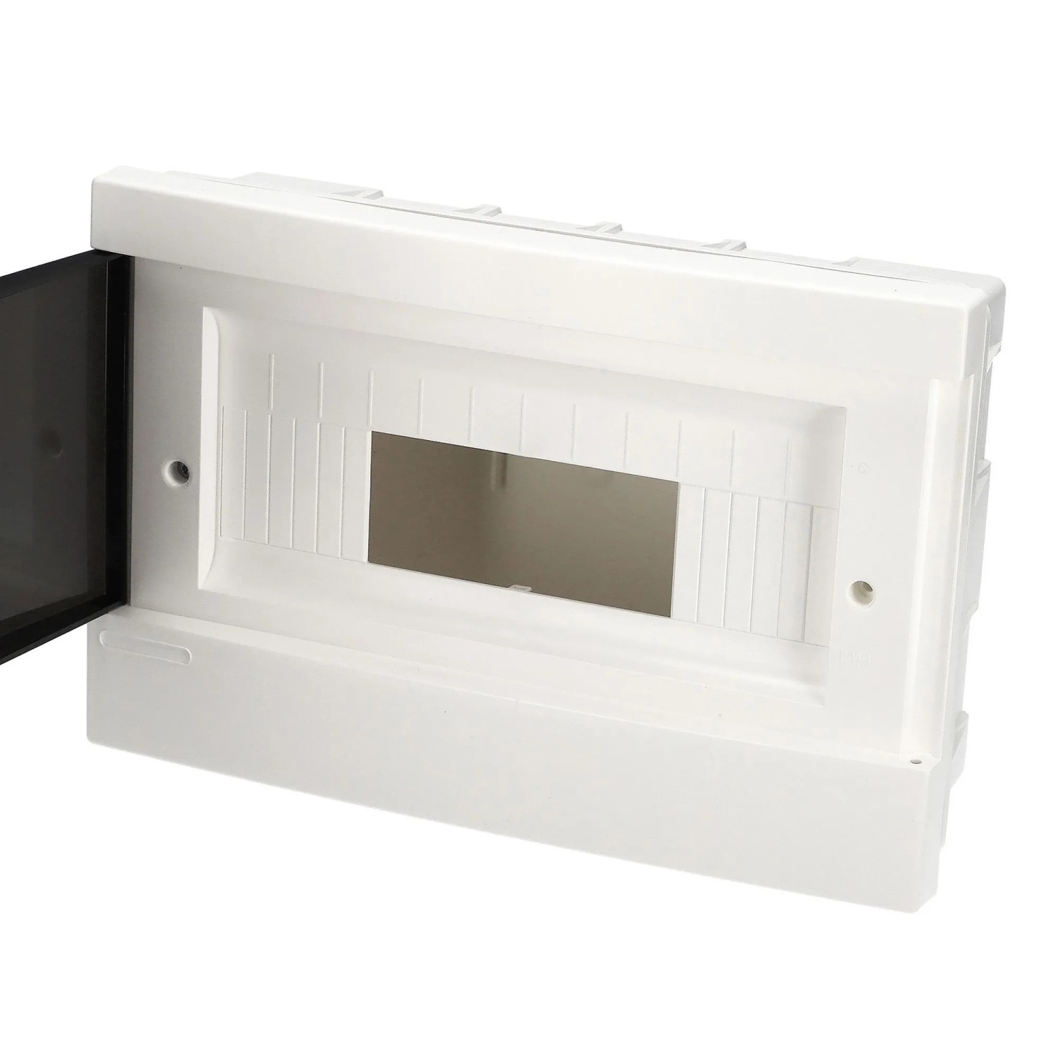 EDO Verteilerkasten Unterputz 1-Reihig Für 12 Module 200 x 300 x 95 mm IP40 Weiß ABS Sicherungskasten Stromkasten Für Haus und Werkstatt