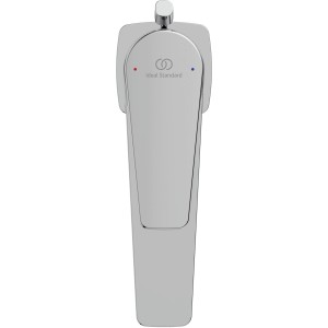 Ideal Standard Cerafine D Waschtischarmatur H105 Chrom mit Zugknopf-Ablaufgarnitur.