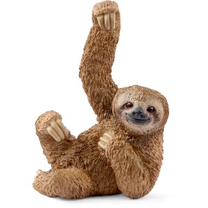 Detailgetreue Schleich Wild Life Faultier Spielfigur für Kinder.
